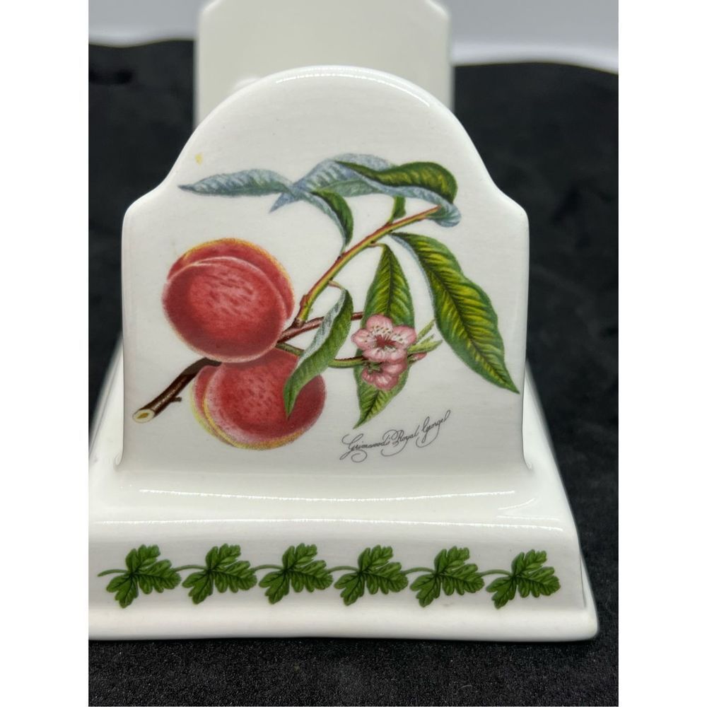 PORTMERION Botanic Garden Pomona Toast 5 Rack/Letter Holder Red Currant Peaches